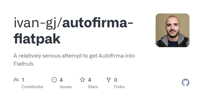 A relatively serious attempt to get Autofirma into Flathub. - ivan-gj/autofirma-flatpak