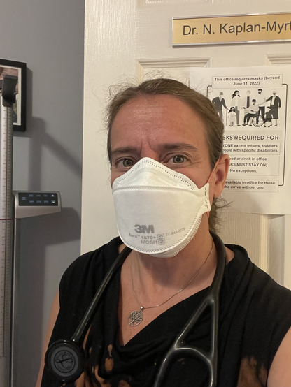Photo of n95 in clinic