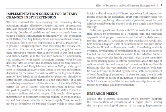 IMPLEMENTATION SCIENCE FOR DIETARY CHANGES IN HYPERTENSION
