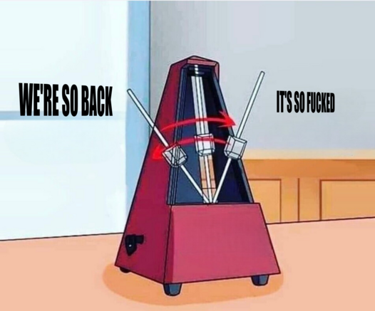 METRONOME

WE'RE SO BACK>

<IT'S SO FUCKED
