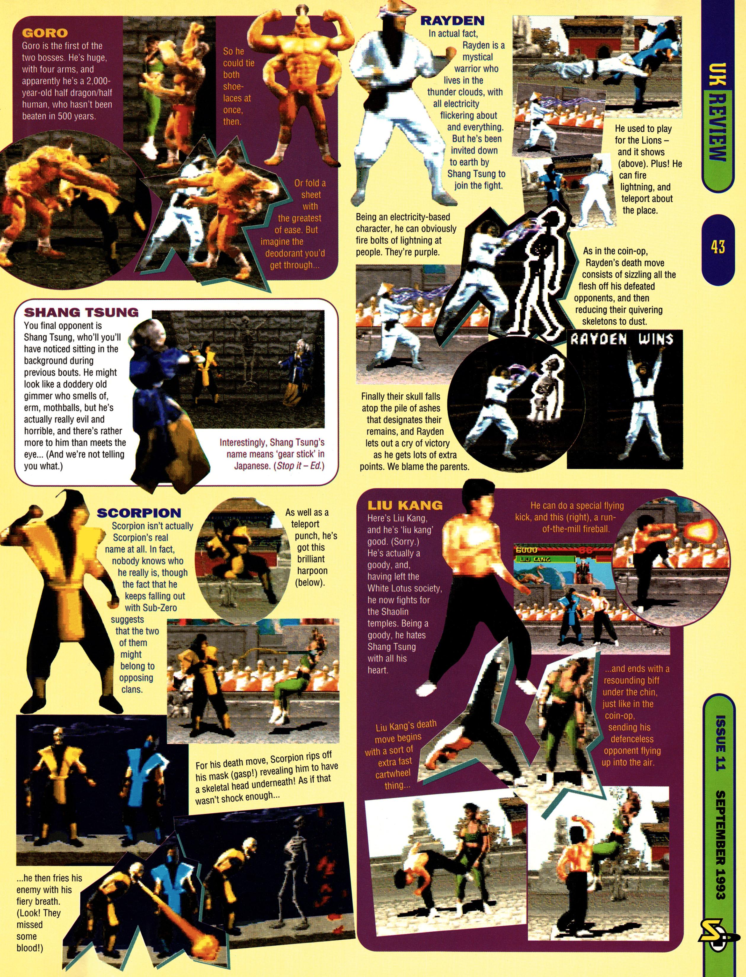 Review for Mortal Kombat on Super Nintendo from Super Play 11 - September 1993 (UK)