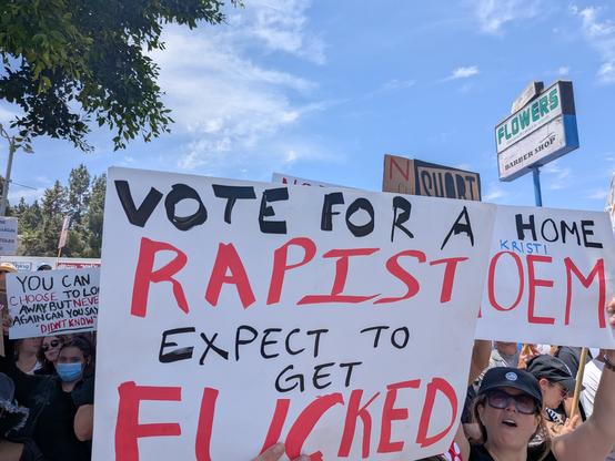 Vote for a rapist
Expect to get FUCKED