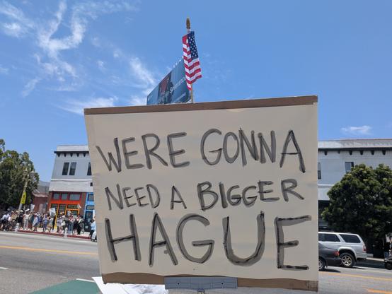 We're gonna need a bigger HAGUE