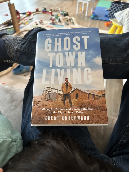 The book Ghost town living on my lap
