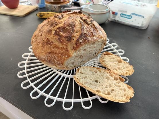 Frisches Brot aus dem Ofen