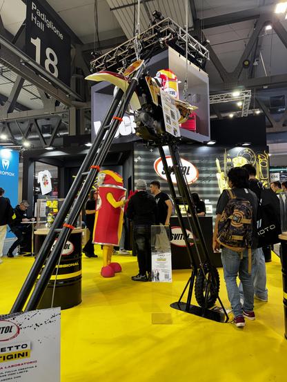 Very tall motorcycle