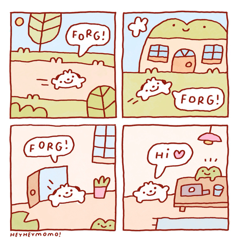 My recent comic in a more scribbly style
