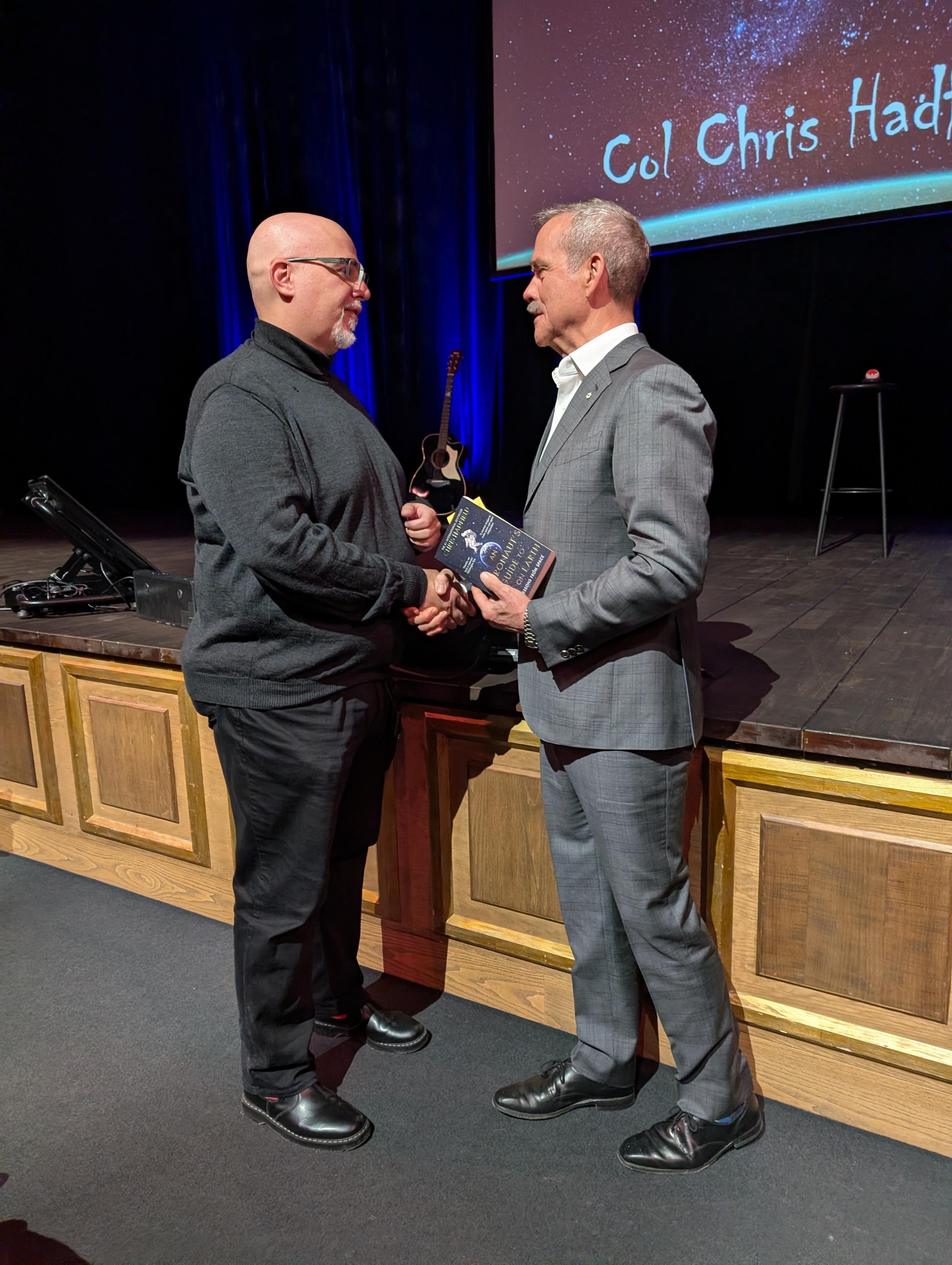 Leyrer und Col. Hadfield