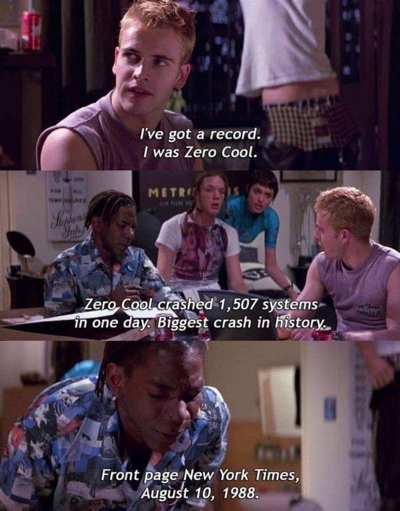 I’ve got a record.