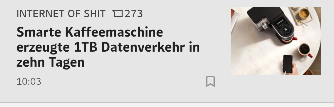 Wir sind im mainstream angekommen.