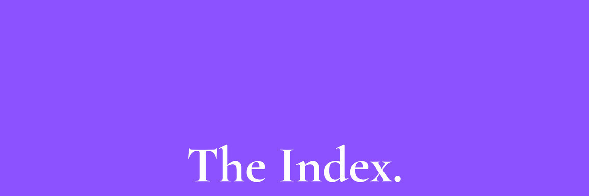 Theindex's profile header