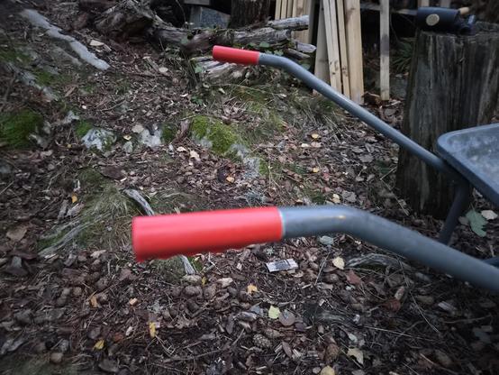 Nærbilde av håndtakene