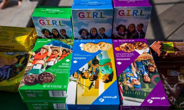 Imagen de archivo de las populares galletas que venden las Girls Scouts; en Los Angeles (Colorado, EEUU). (Francine Orr / Los Angeles Times via Getty Images)