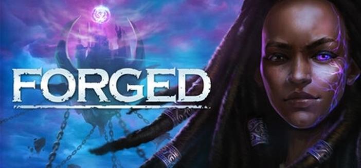 Steam store header image for a game called Forged