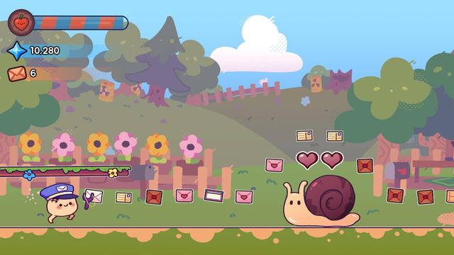 Screenshot from a game called Turnip Boy Steals the Mail