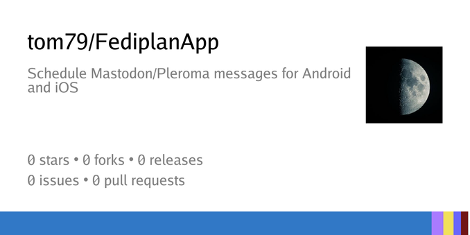 Summary card of repository tom79/FediplanApp