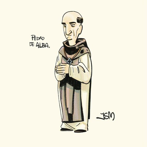 Pedro de Aba, también conocido como Pedro de Alva, Pedro Ramiro de Alba o incluso Pedro Ramírez. Siendo prior del Monasterio de los Jerónimos, conoció a Carlos V e Isabel y el Emperador decidió nombrarlo arzobispo de la capital en 1526.