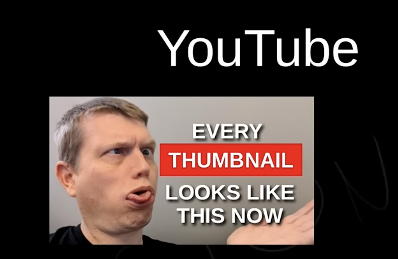 The standard template used for all youtube video thumbnails. 