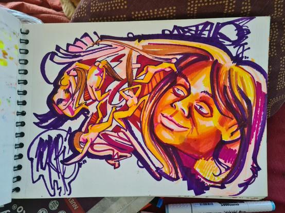 Art of the day quick copic sketch by fabian zolar artwork sketch arte dibujo
