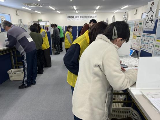 The rush to file taxes.