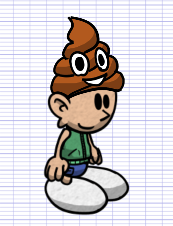 Skin chapeau « émoji caca »