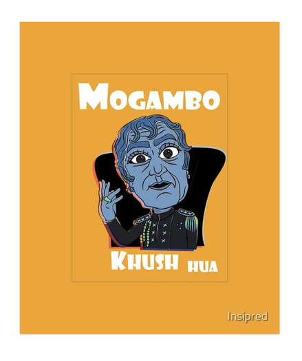 Mogambo Khush Hua by Inspired~Souls

🙂 👉 🛒 👉 
https://www.redbubble.com/shop/ap/148031094?asc=u

#illustration #Bollywood #fanart #designs #inspiration 
 #cinema #Hindi #art #DigitalArtist #decor #TShirtDesign #funny #creativetoots #artist #gift #cool #BollywoodVibes #BollywoodMerch #merch #fan #fantasy #india #indian