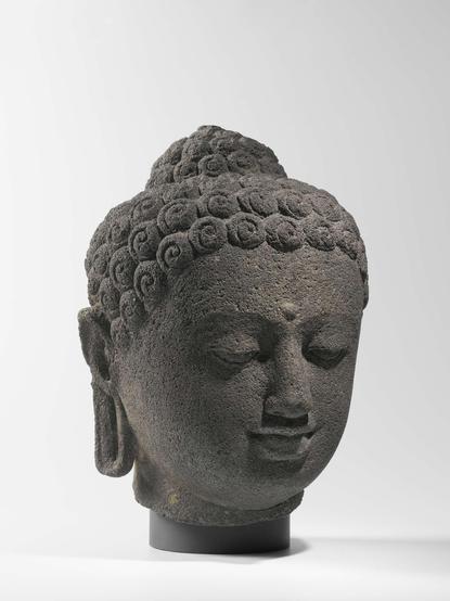 Head of a Buddha, anonymous, 800 - 850