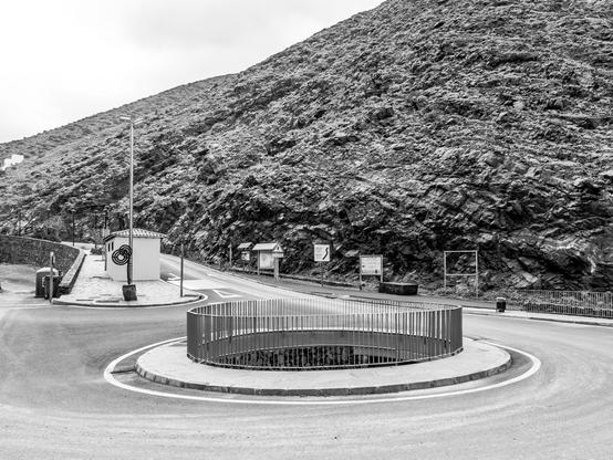 Playa de Vallehermoso - Endpunkt Straßenkreisel