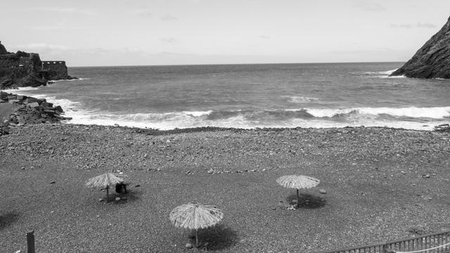 Playa de Vallehermoso - leerer Strand