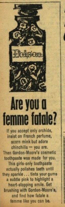 Toothpaste advertisement