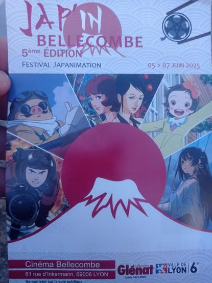 Affiche de la cinquième édition de Jap'in Bellecombe