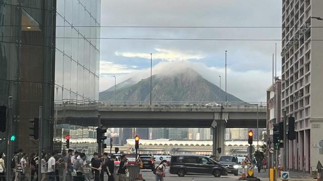 Kowloon Peak Or Mount Fuji? Viral Images Of HK's Mountain Show Resemblance