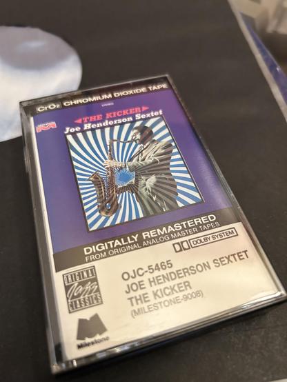 Cassette of The Kicker by the Joe Henderson Sextet.
