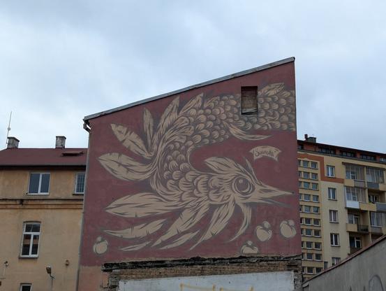 Artwork by Pawel Swanski in Białystok, Poland