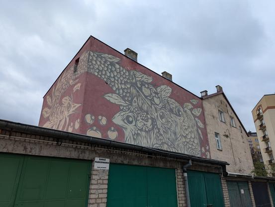 Artwork by Pawel Swanski in Białystok, Poland