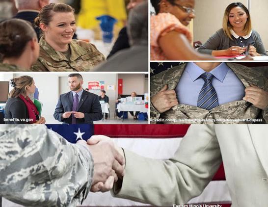 Meeting VETERAN & EMPLOYER CHALLENGES during transition from military to civilian work.  Understanding the vast difference between the military and civilian work environments.