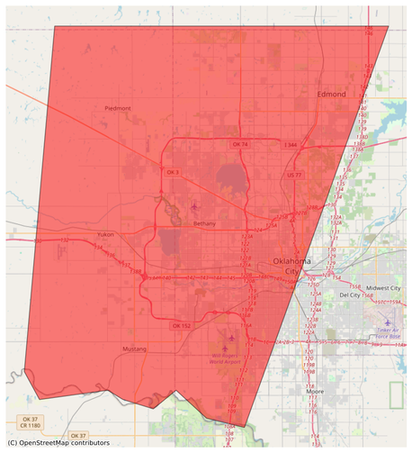 Severe Thunderstorm Warning -  - NWS Norman OK