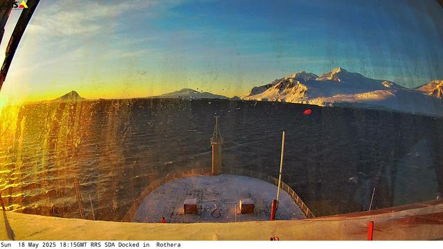 View from the RRS Sir David Attenborough Webcam.