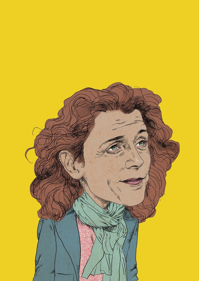 illustratie van Sophie Hermans, door © Konstantinos Papamichalopoulos voor de Groene