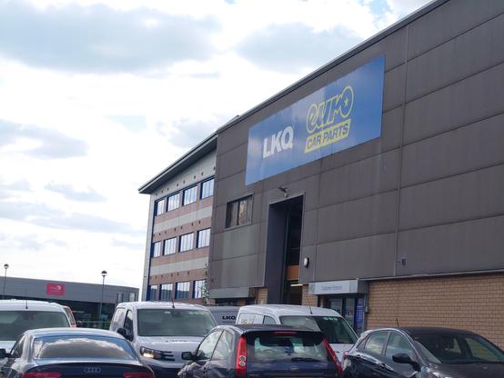 Outside of Euro Car Parts in Ipswich