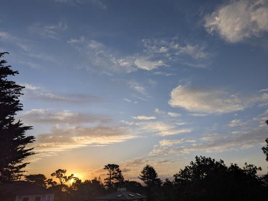 Sunrise over Monterey