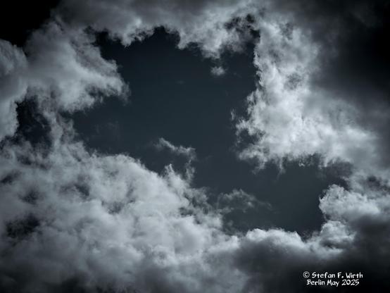 Clouds over Berlin, May 2025, © Stefan F. Wirth