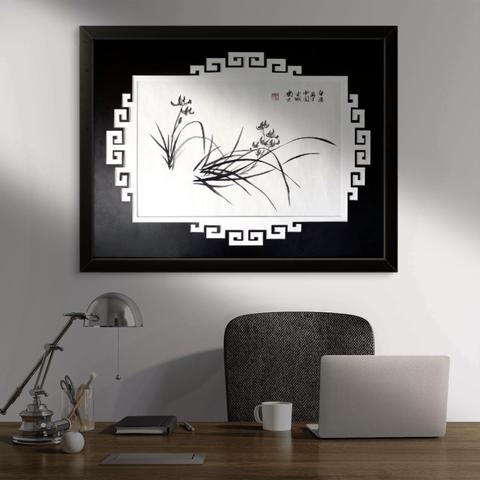Iris a Chinese painting