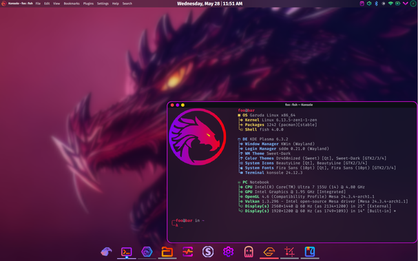 Garuda Linux Desktop
