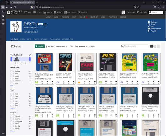 Meine Uploads im Internet Archive... :-)