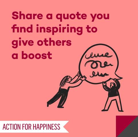 Share a quote you find inspiring to give others a boost яша , яко