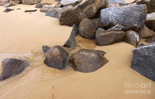 Sand andStones on the Beach