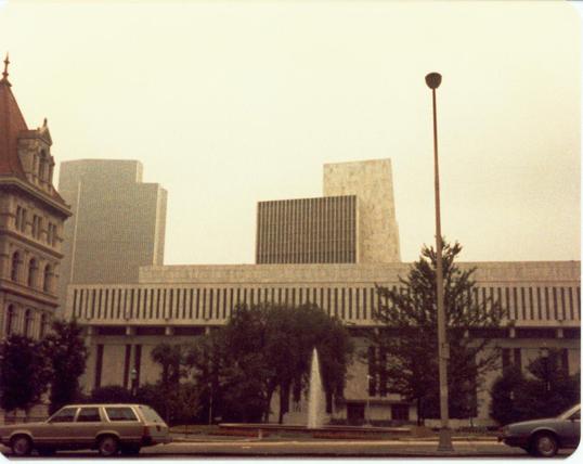 Albany skyline taken in 1984 on my Kodak Disc camera.