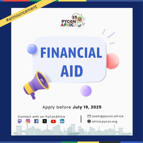 Financial Grant for PyCon Africa 2025 is now open