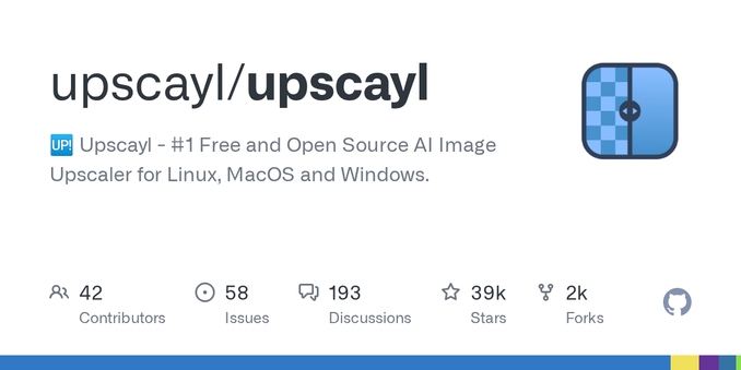 🆙 Upscayl - #1 Free and Open Source AI Image Upscaler for Linux, MacOS and Windows. - upscayl/upscayl